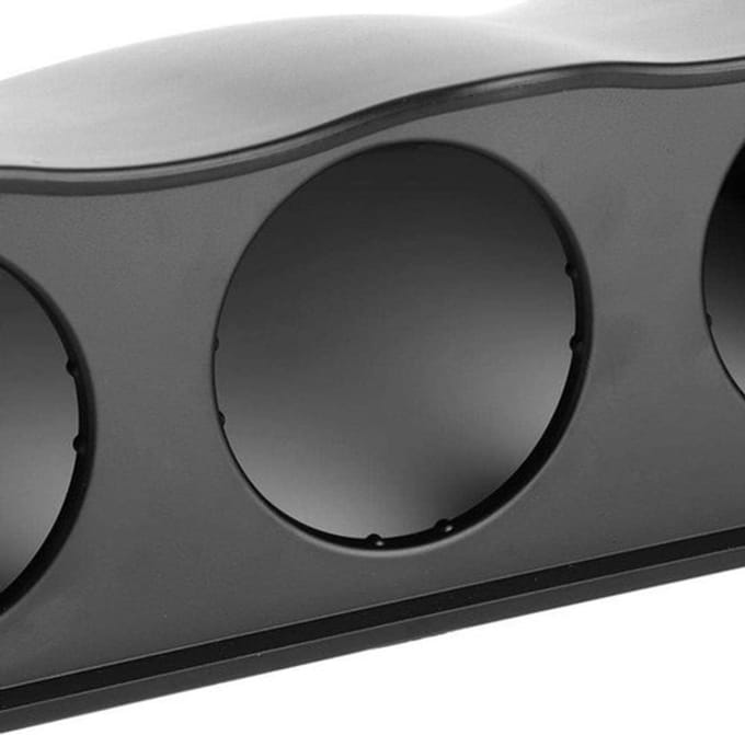 Triple Gauge Pod - Dashboard Houder - Auto Interieur - Universele Pasvorm - 3 Gaten - Zwart