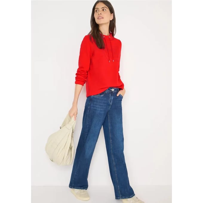 Trechtervormig sweatshirt