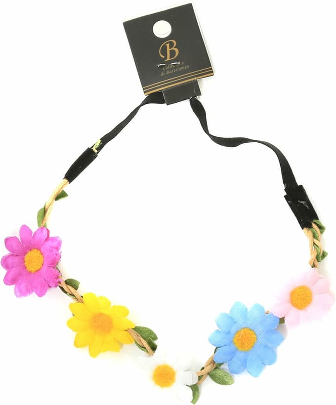 Haarbandje Bloemen - Hippie Hoofdband - Multicolor - Elastiek