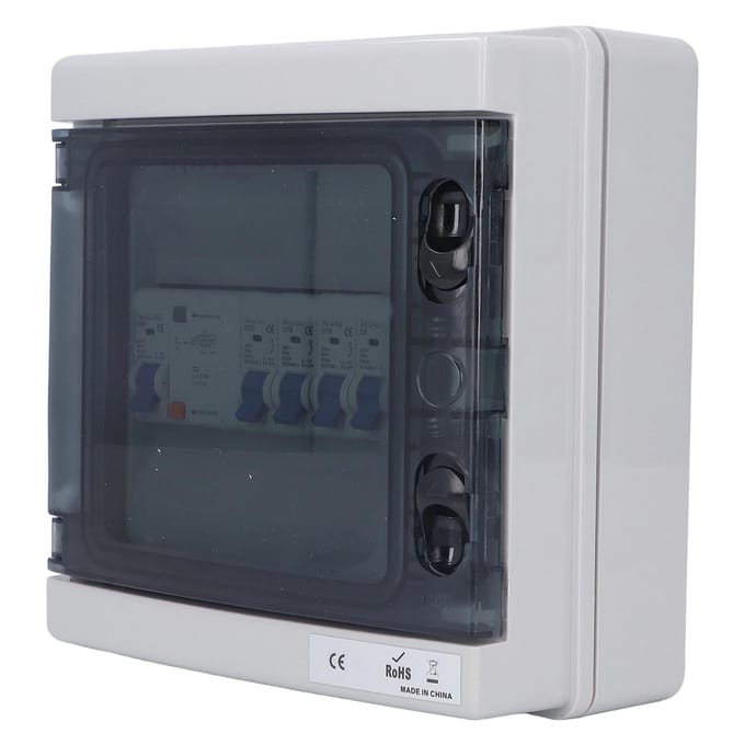 Weerbestendige Verdelingsdoos Waterdicht Europees 4 MCB Stroomonderbrekers voor Caravans 230V