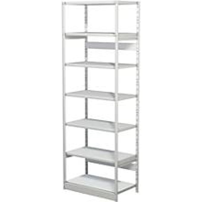 Complete stelling PROGRESS 500 T, basissectie, zonder achterwand, H 2250 x B 750 x D 440 mm