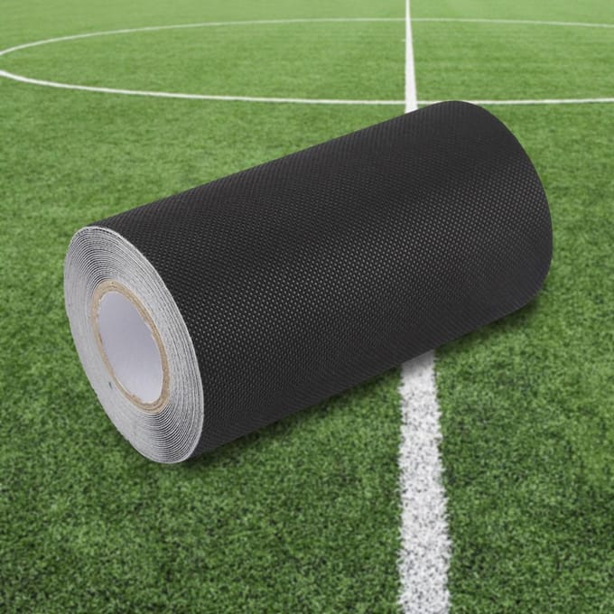 15*500cm Zelfklevende Verbindings Zwarte Naadband Synthetisch Gazon Kunstgras black