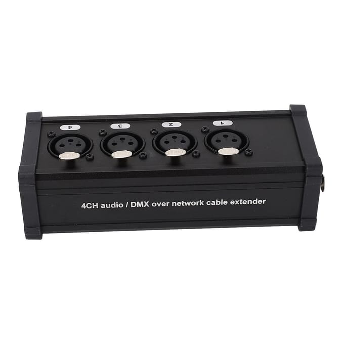 XLR Kabel Box Extender 4 Kanaals Vrouwelijk Verlichting Conversie Digitaal Multi Netwerk XLR Kabel Box