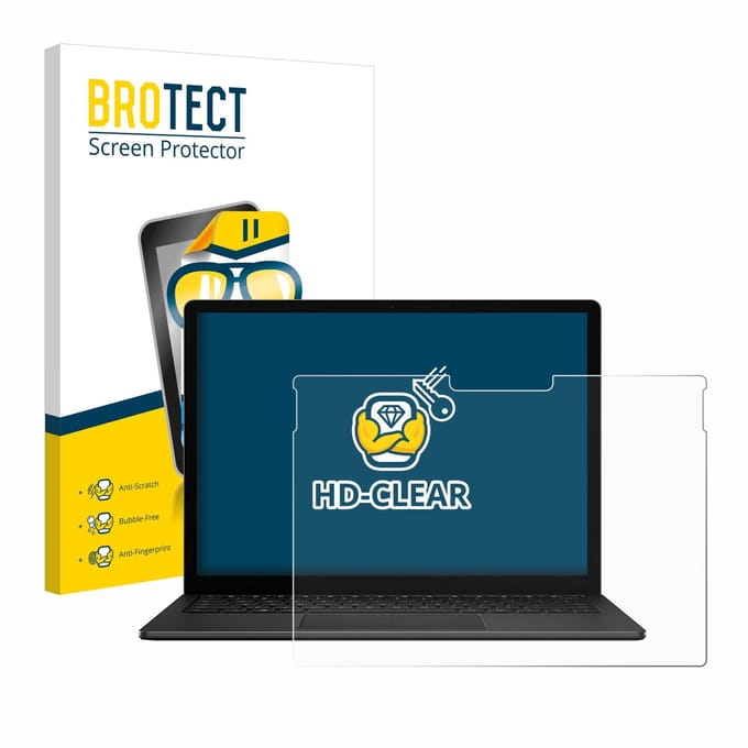 BROTECT - Screenprotector voor Microsoft Surface Book 3 13.5" - Folie Beschermfolie transparant