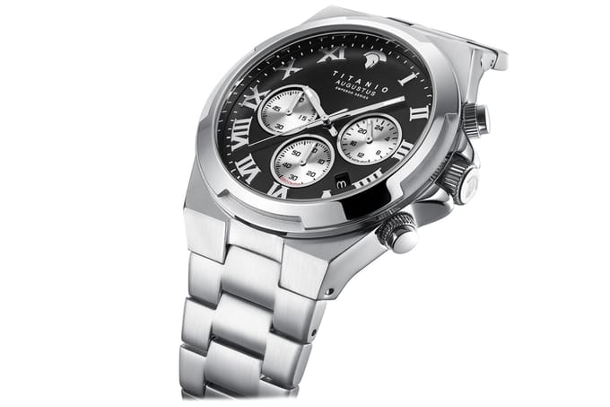 Titanio - Heren Horloge Augustus - Zilver