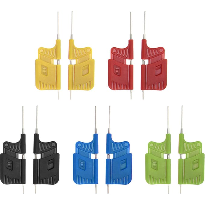 10 stuks Testklem Ultra Kleine Chip Voetklem met Rubberen Ring Elektronisch Component SDK08