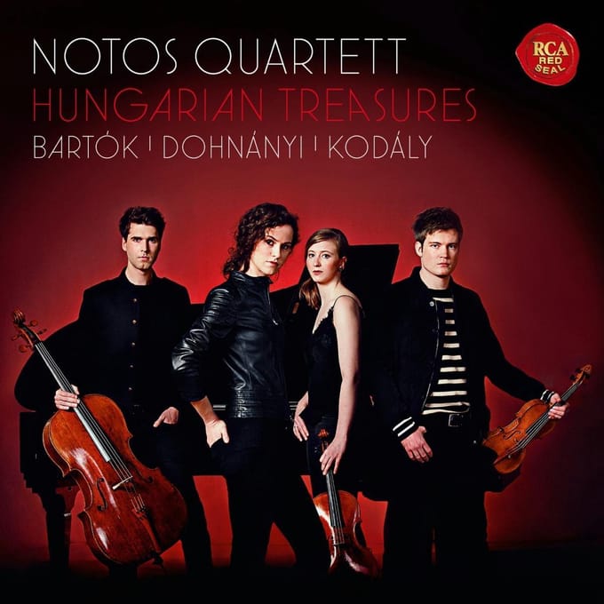 Hungarian Treasures - Bartók, Dohnányi, Kodály - Notos Quartett