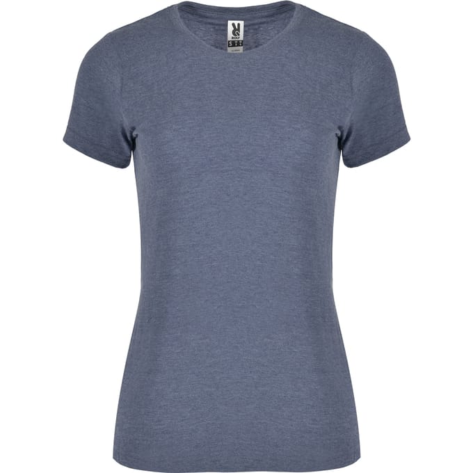Roly Dames/Dames Vos T-Shirt (Denim Heather)