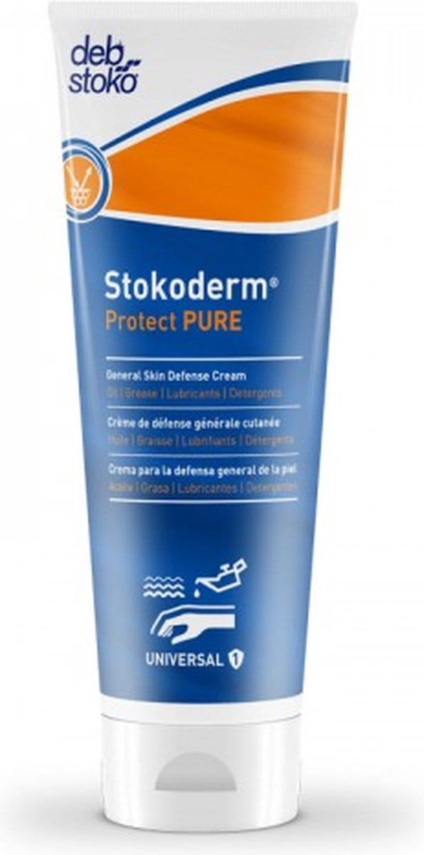 Stokoderm® Protect PURE - Algemene huidbeschermende crème - 12 x 100 ml