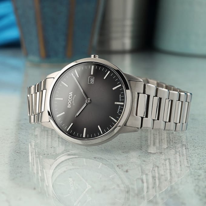 Boccia Titanium 3658-06 Heren Horloge