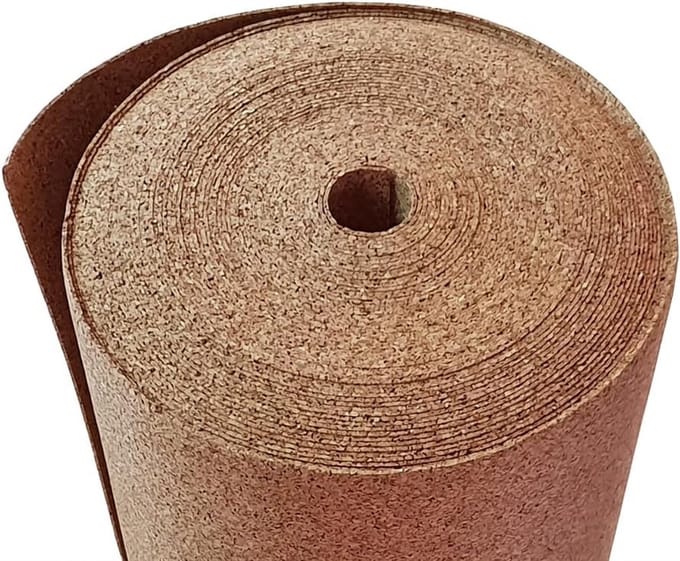 Geluidsisolerend Rolkurk Isolatiemateriaal 2 mm Dikte