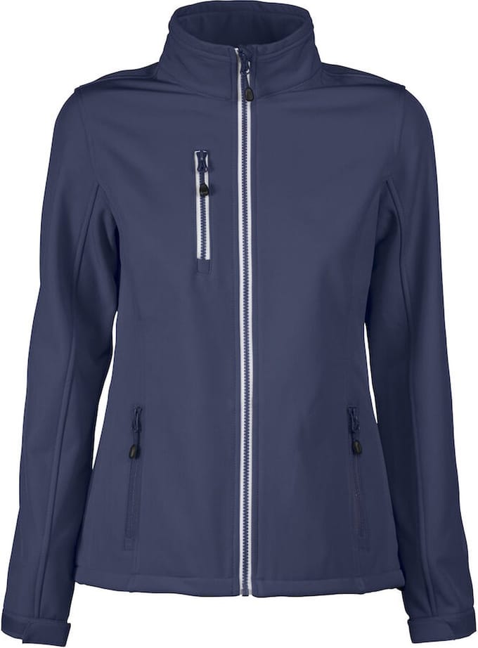 Printer Softshell Jas Vert Lady 2261050 Marine - Maat L