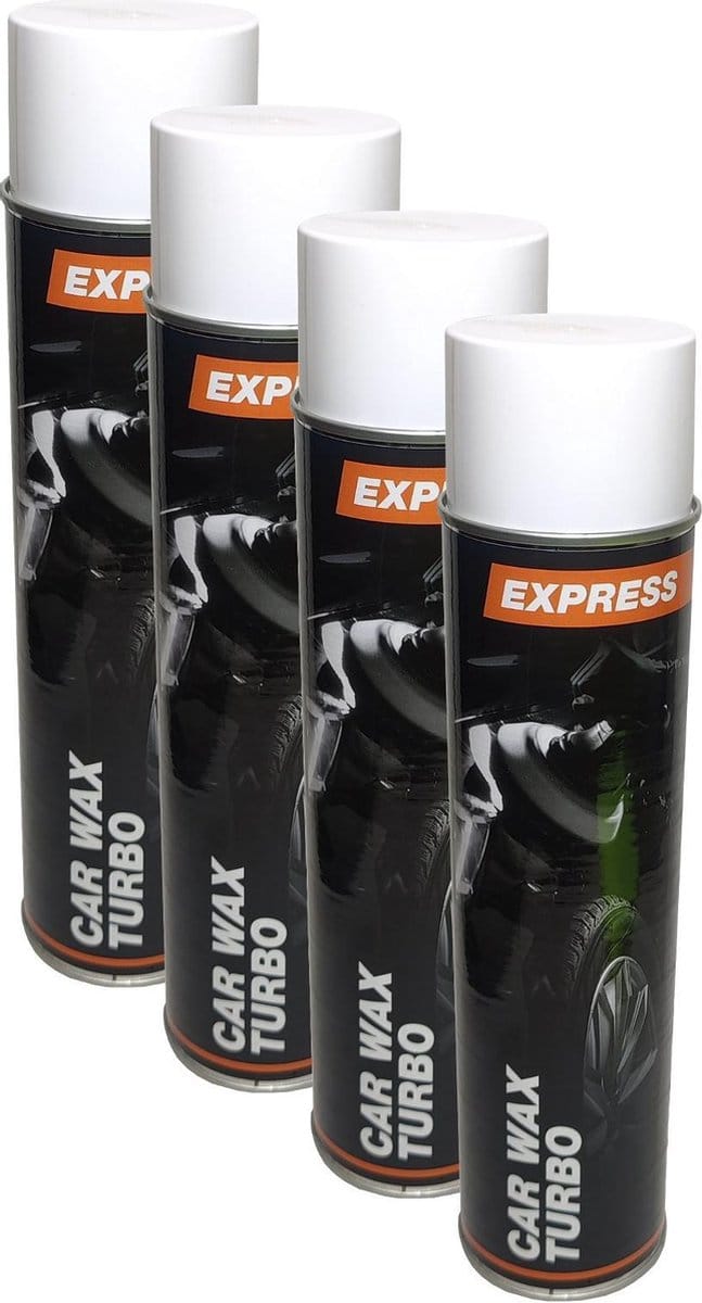 Turbo Wax Autowax spuit - 4x 600 ml