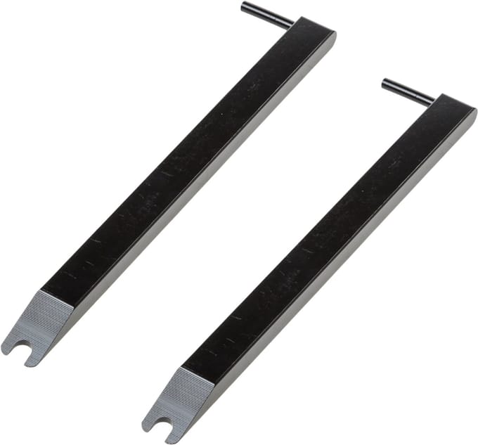 2x Scharnierpenlichter staal "pennentikker"