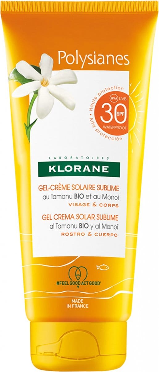 Polysianes Monoï En Tamanu Bio Zonne-Gel Gezicht En Lichaam Spf30 200 ml