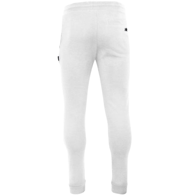 Aquascutum Heren Joggingbroek met logo (Wit)