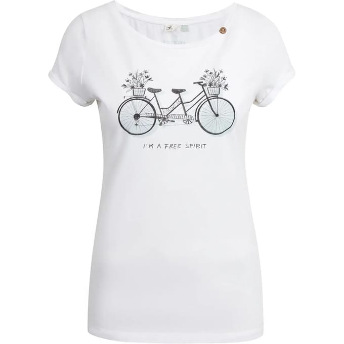 Dames-T-shirt Ragwear Fllorah Print C Gots