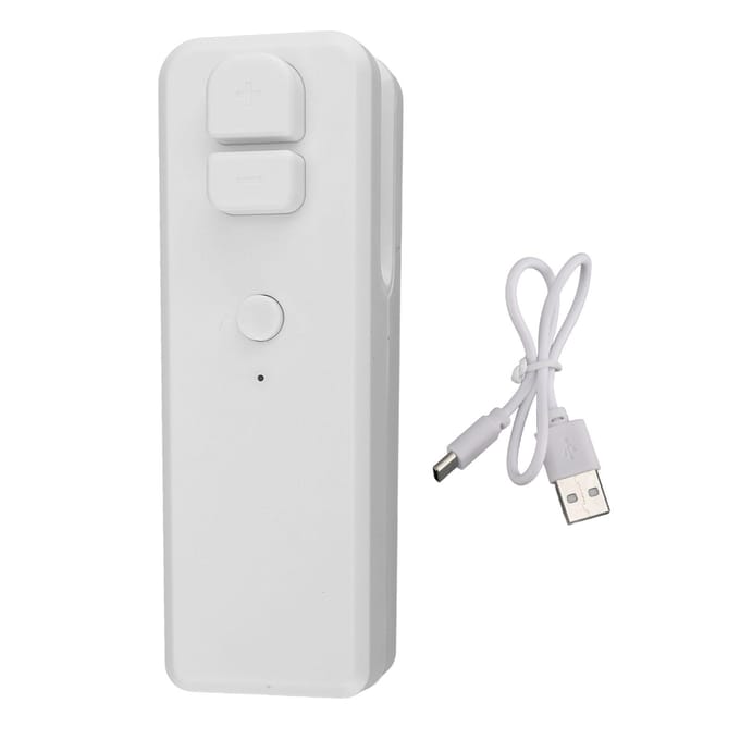 Mini Zaksealer Oplaadbaar 400MAh Draagbaar Magnetisch Mini Hitte Sealer Snijder voor Snack Plastic Zak wit