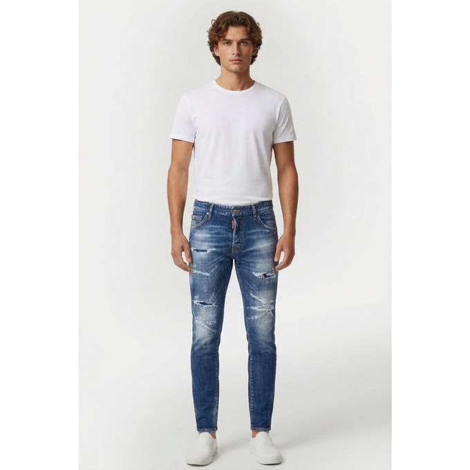 Dsquared2 Jeans 5 Pockets Black Größe: W50 | Slim Jeans Outlet | Herren | Schwarz