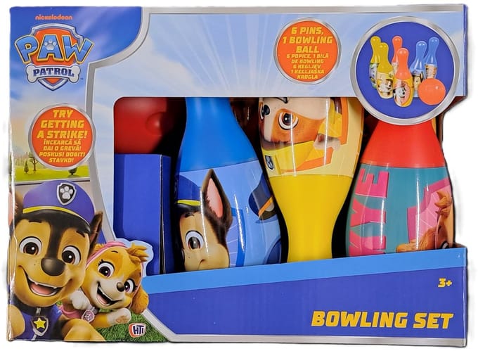 Paw Patrol Bowlingset 7-delig