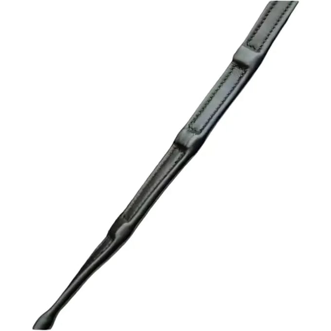 Dy'on - Teugels 1/2 in Soft leer met 8 geïntegreerde stops.FULL/ZWART