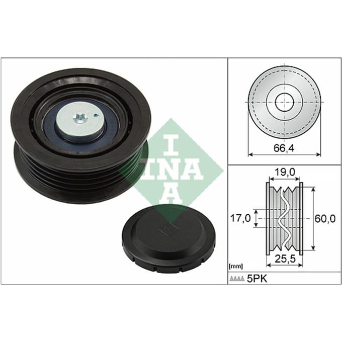 Schaeffler Ina Poly-V riemgeleiderpoelie INA 532 0642 10