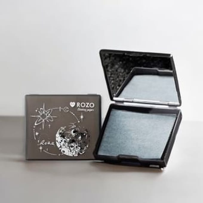 ROZO - Bamboo Charcoal Blotting Paper with Mirror / Refill Refill - 1pc (100sheets)
