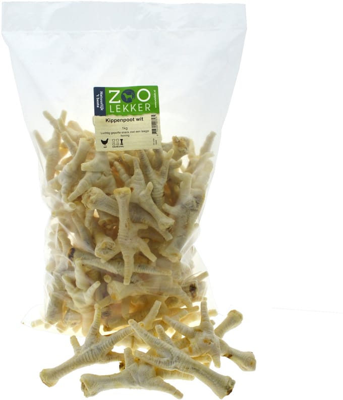Kippenpoot wit Zoolekker