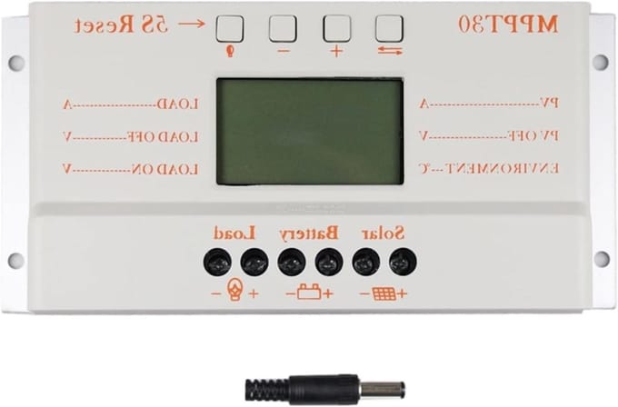 Zonnepaneel Controller MPPT 30A Lcd-scherm 12V 24V Solar Regulator Met Belasting Licht En Timer Controle for Max 50V
