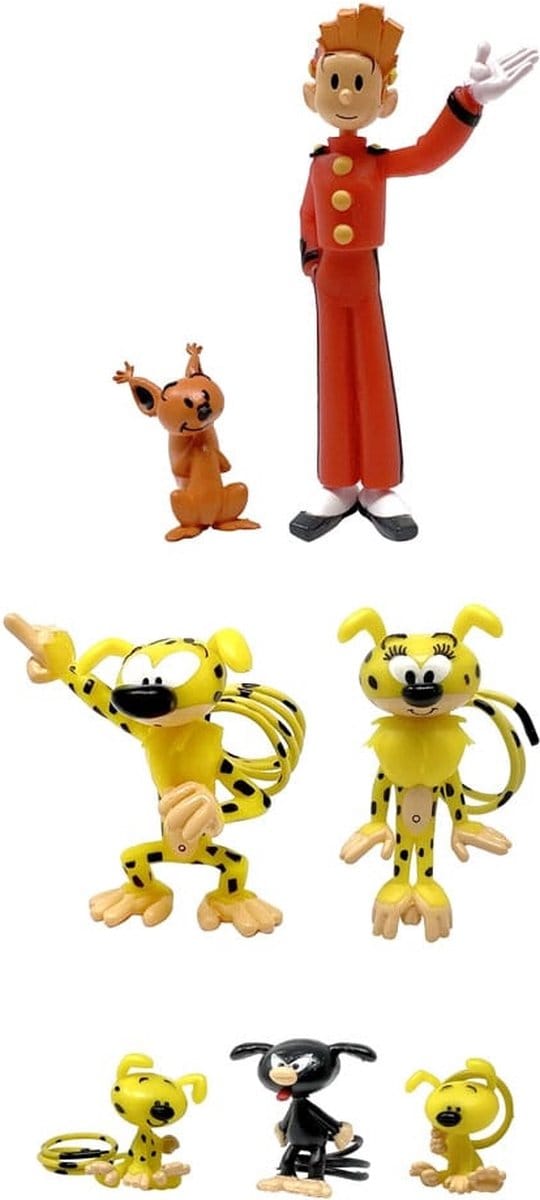 Plastoy Marsupilami Mini Figure 7-Pack Characters 4 - 10 cm Mini-Figuur