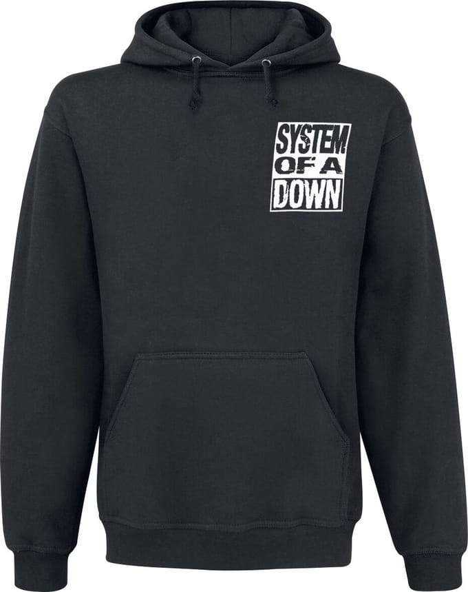 System Of A Down Trui met capuchon - System Waves - S tot XXL - voor Mannen - zwart