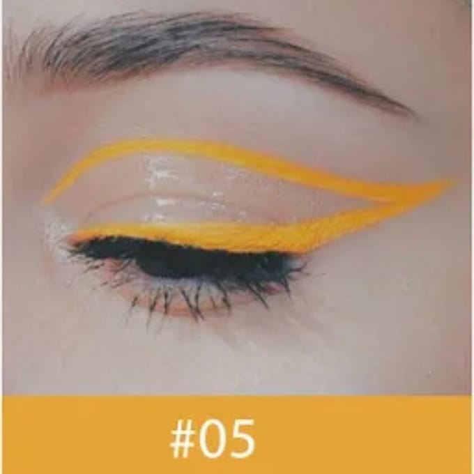 Waterproof Matte Gel Eyeliner - 05 Yellow - 0.2g