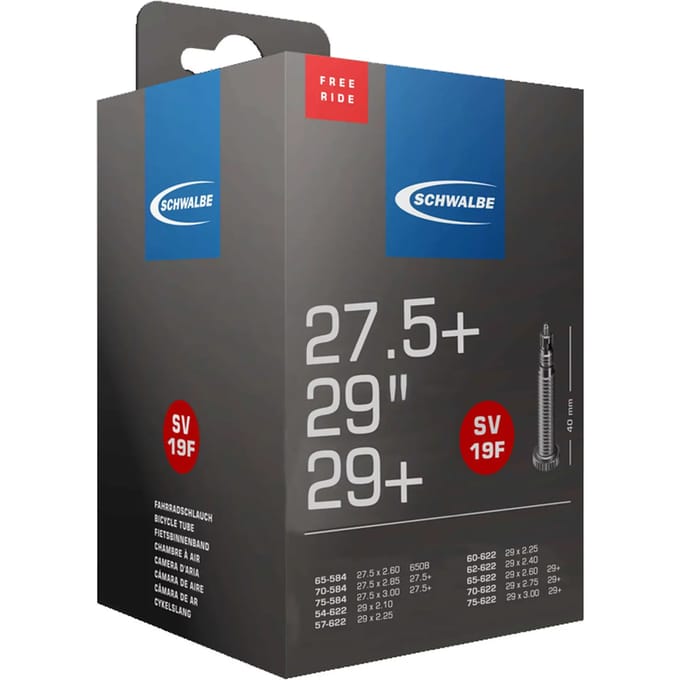 Standaard luchtkamer airplus Schwalbe Av19F Tr4 Freeride 27.5+/29+ x 2.10-3.00" 54/75-584/62