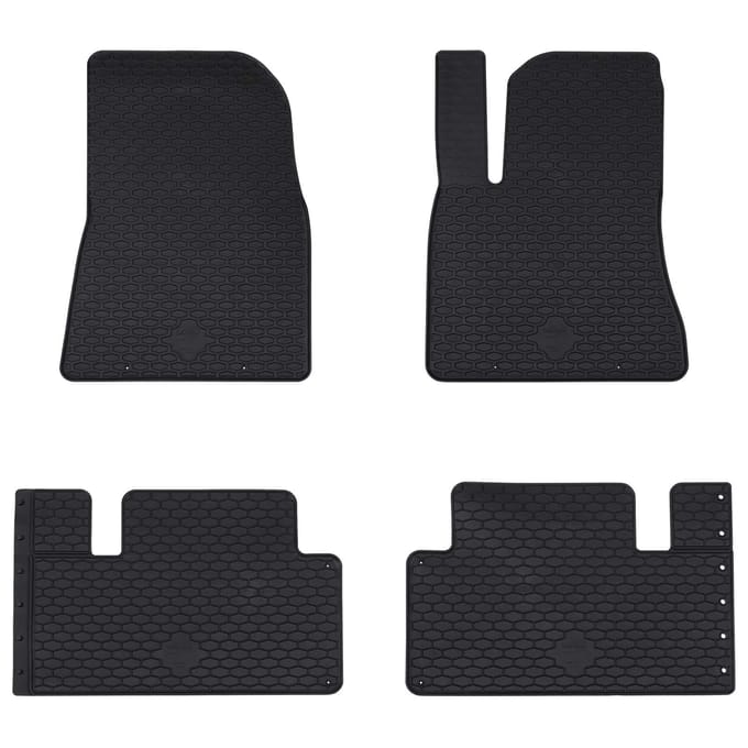 vidaXL - Automat - 4 - st - geschikt - voor - Tesla - MODEL - 3 - 2017- - 4D - Aft - Rubber
