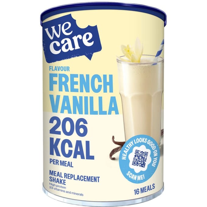 WeCare - Meal Replacement Shake - Vanille - 1 x 436 gr