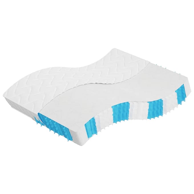 vidaXL - Pocketveringmatras - middelhard-hard - 160x200 - cm - Super - King - Size