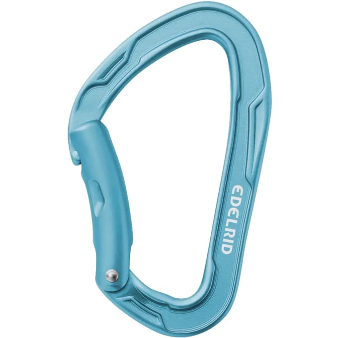 Edelrid Mission Bent Karabijnhaak Blauw