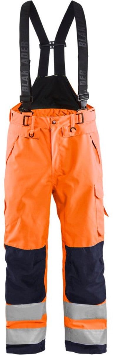 Blaklader Shell werkbroek High Vis 1867-1977 - High Vis Oranje/Marineblauw - C48