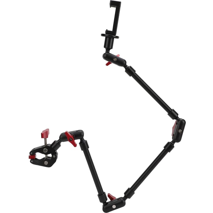 Bureau Camera Mount Professionele 360 Graden Verstelbare Camera Klembevestiging met 1/4 Inch 3/8 Inch 31 Inch black