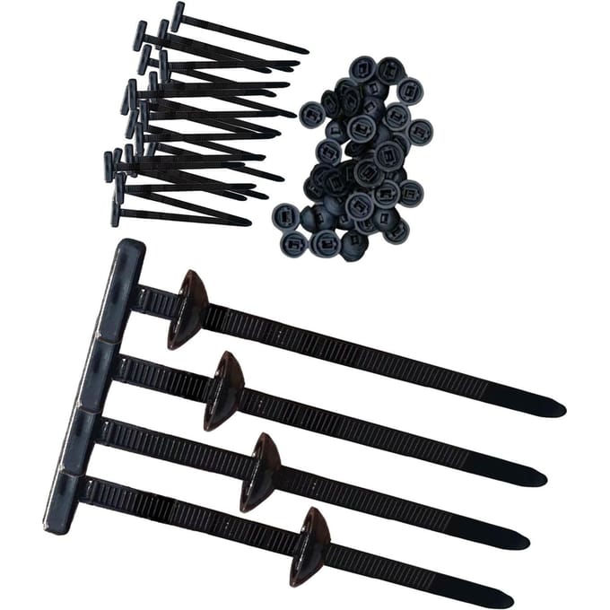 100 Sets Colliers de Câble en Nylon Set Résistant aux Intempéries Autobloquant Collier de Câble Autobloquant pour Maison Garage Réparation de Véhicule