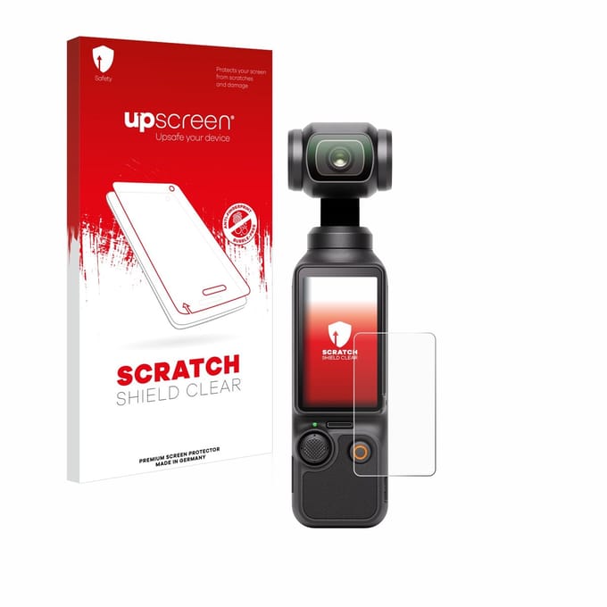 upscreen - Screenprotector voor DJI Osmo Pocket 3 - Folie Beschermfolie transparant