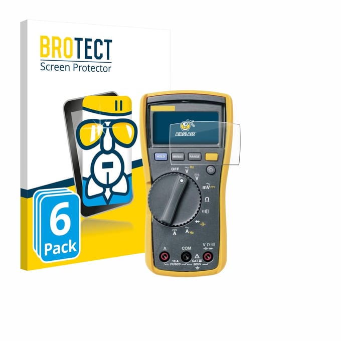 Screenprotector 6 Stuks voor Fluke MultiMeter 113 Beschermglas transparant