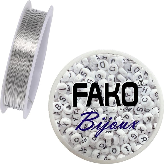 Fako Bijoux® - Koperdraad - Metaaldraad - Sieraden Maken - 0.4mm - 7 Meter - Zilver