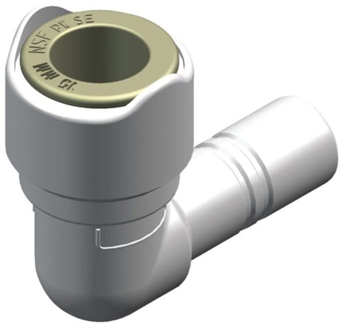 Whale gebogen fitting 15mm (2 stuks)