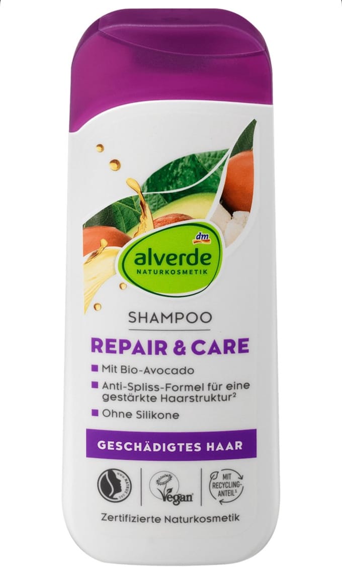 Alverde Naturkosmetik Repair Shampoo Avocado Sheabutter | 2x 200ml