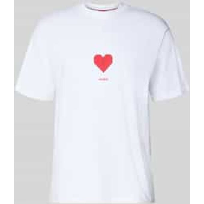 Regular fit T-shirt van pure katoen Model 'DALENTIN'