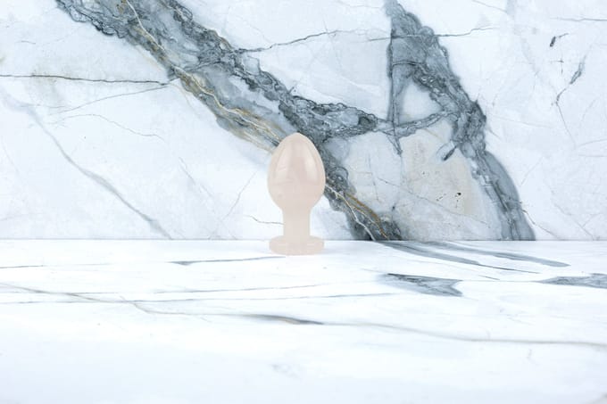 Kristallen Buttplug Ava - Rozenkwarts voor Yoni Massage