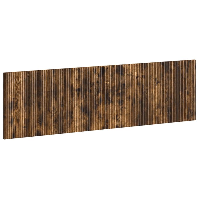 vidaXL - Wandgemonteerd - Hoofdbord - ARNHEM - Gerookt - eiken - Bewerkt - hout