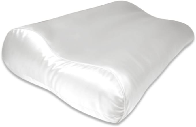 Zijden Kussensloop Cloud White Ergonomisch - 19MM - Silk Heaven - 30x50cm