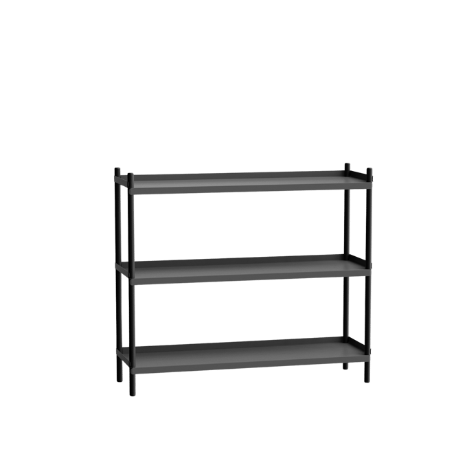 NINE BOLT Rek 100 x 88 cm - oak/black-anthracite